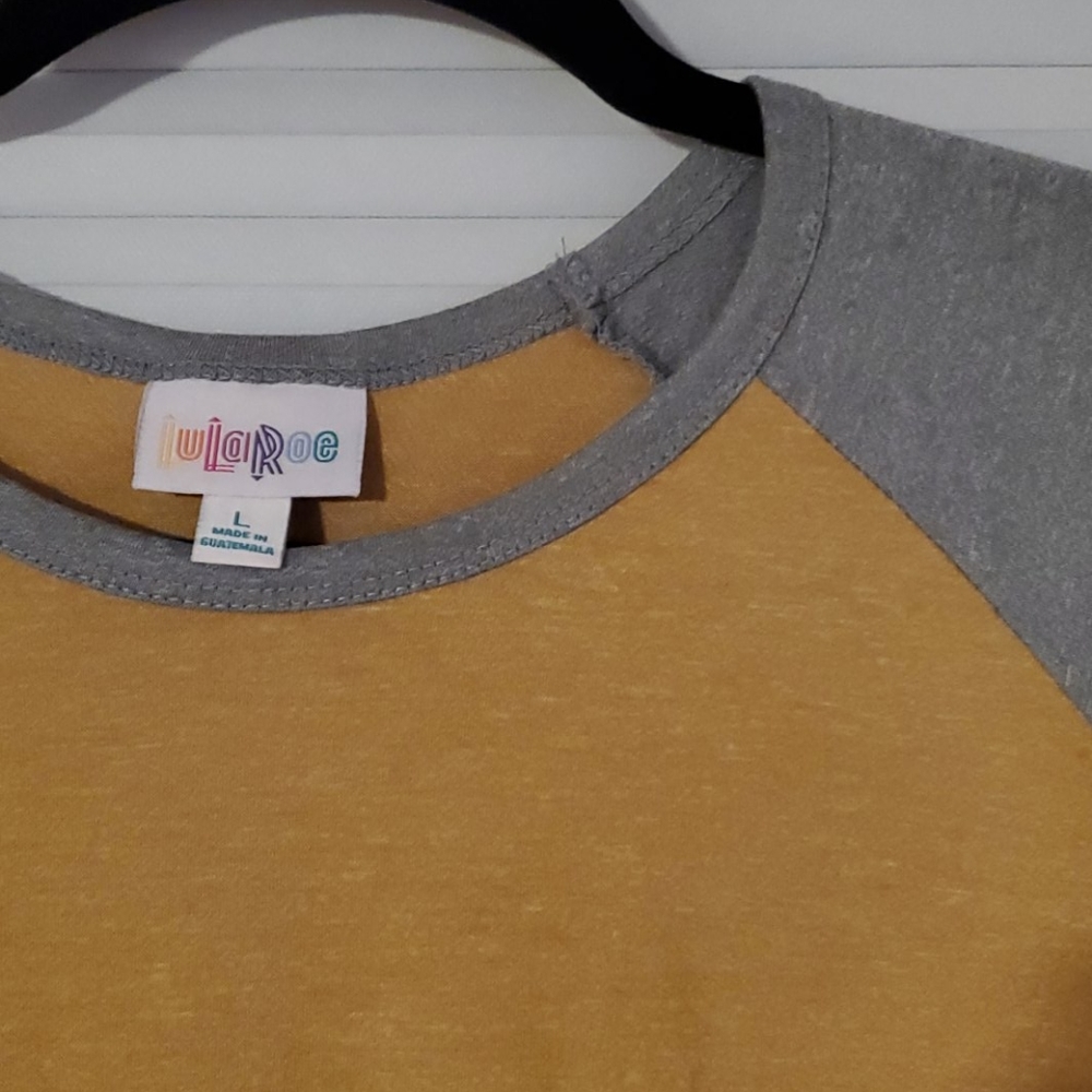 Lularoe L Randy mustard - Picture 2 of 2